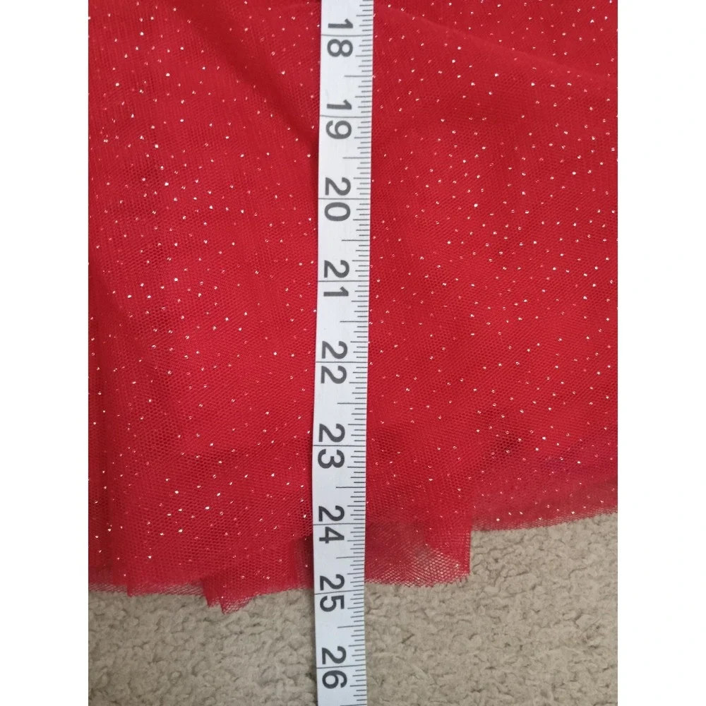 Disney's Mickey & Minnie Print &  Embossed Velour Tutu Dress by Size 5 Christmas